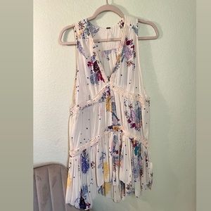 Free people floral blouse dress
